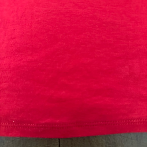 J. Jill Red Long Sleeve Top with Striped Accents - Picture 8 of 8